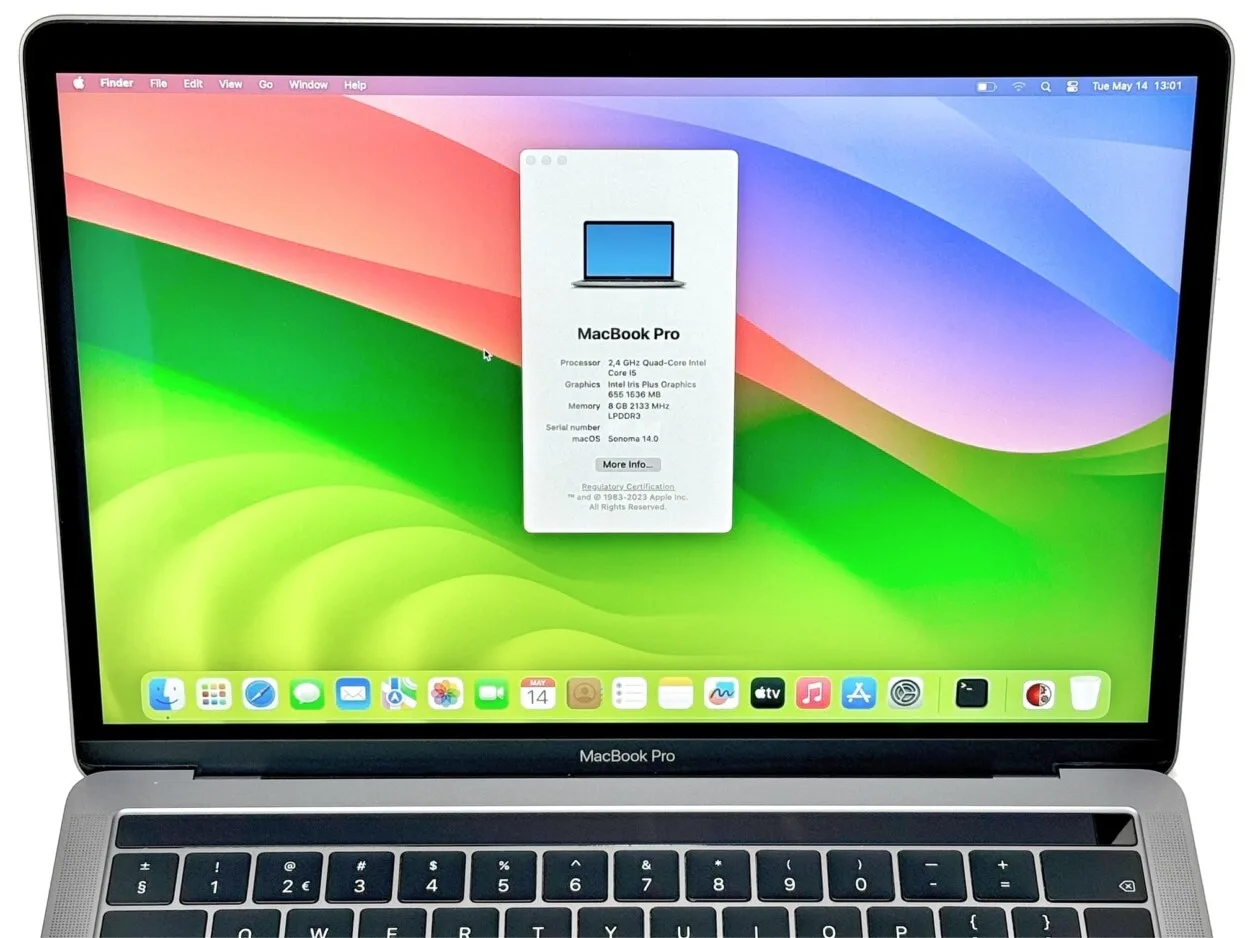 Apple MacBook Pro 2019 | i5 | 8gb | 512gb SSD | 13 inch | Touch