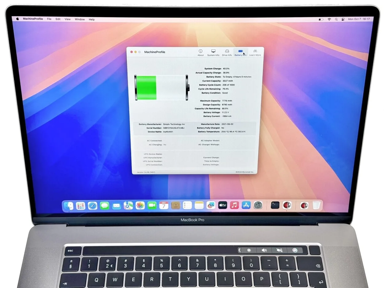 MacBookPro 2019／i7／SSD512／32GB／16インチ Apple MacBook Pro 2019